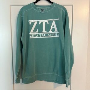 Zeta Tau Alpha (ZTA) Comfort Colors Sweatshirt